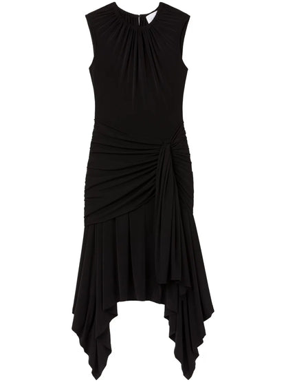 Helleborus Draped Midi Dress