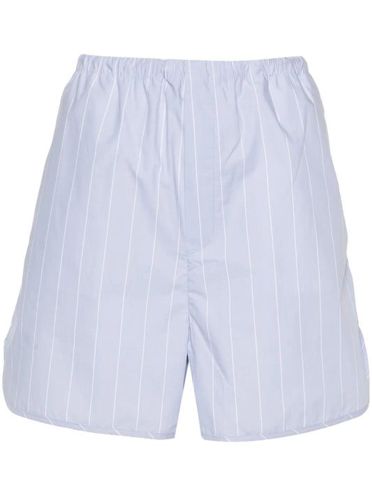 Striped Organic-Cotton Shorts