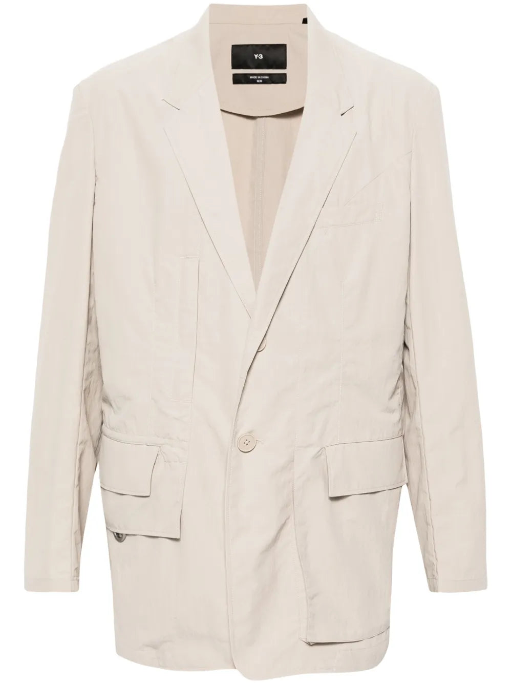 Cr Nyl Single-Breasted Blazer