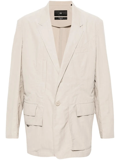 Cr Nyl Single-Breasted Blazer