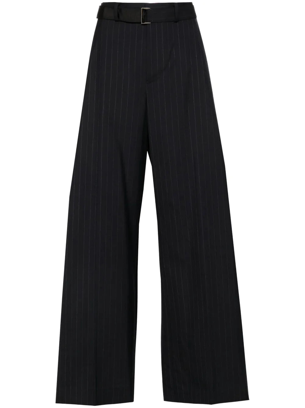 High-Waist Wide-Leg Trousers