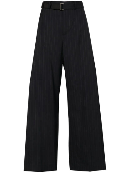 High-Waist Wide-Leg Trousers