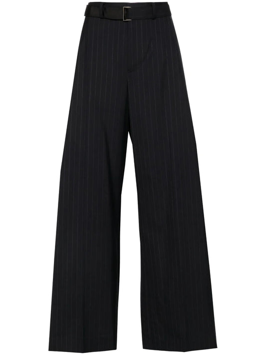 High-Waist Wide-Leg Trousers