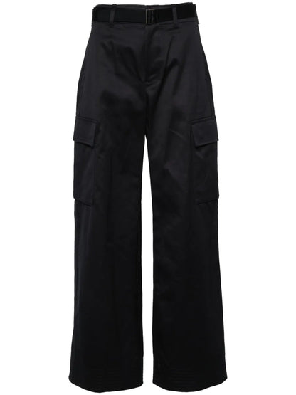 High-Waist Wide-Leg Cargo Pants