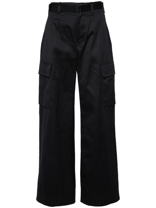 High-Waist Wide-Leg Cargo Pants