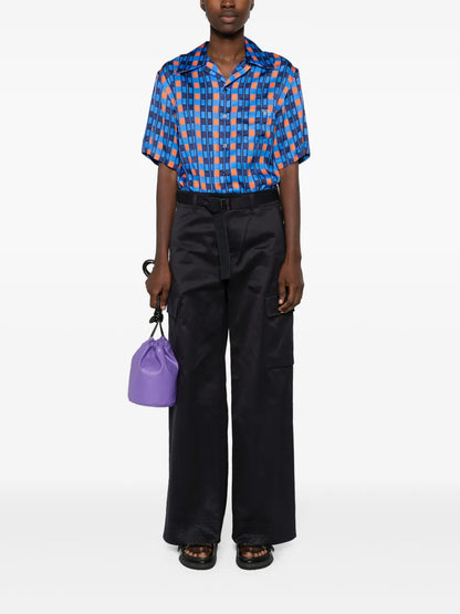 High-Waist Wide-Leg Cargo Pants