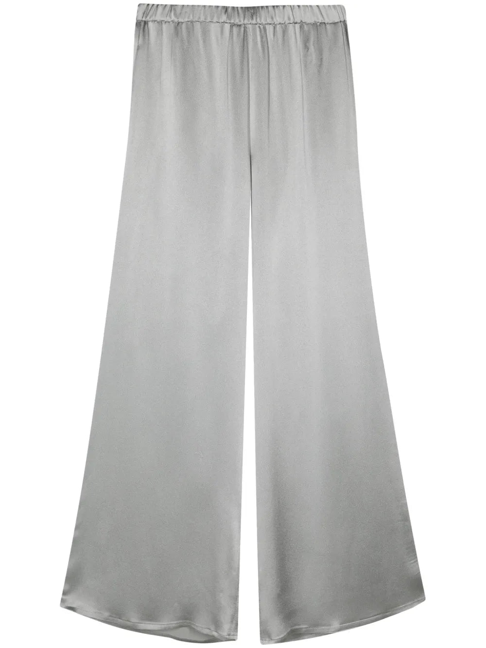 Satin-Finish Palazzo Pants