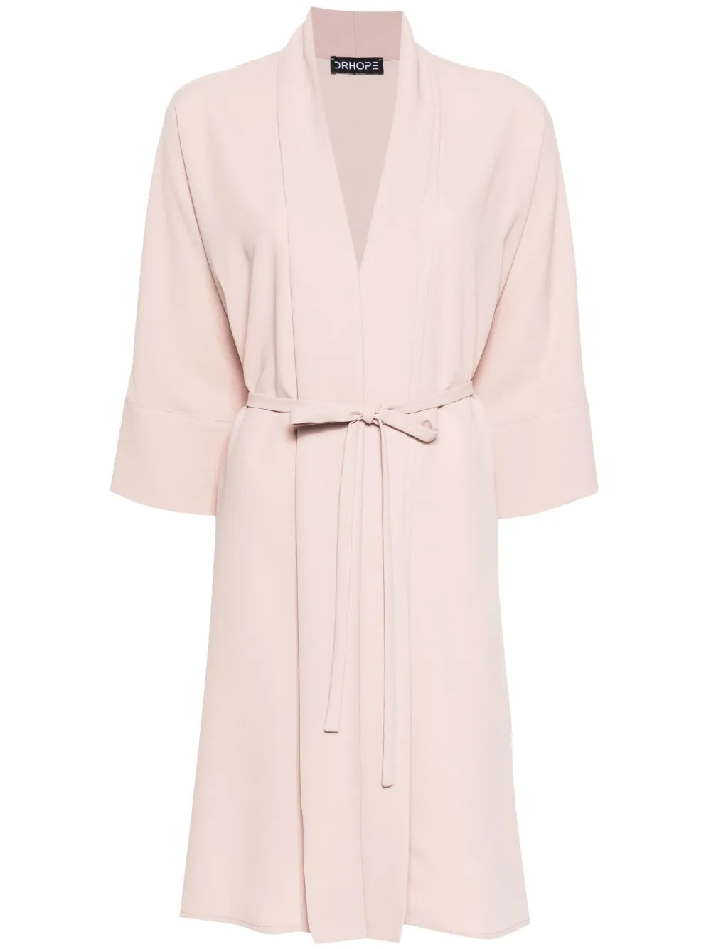 Crepe Belted Coat