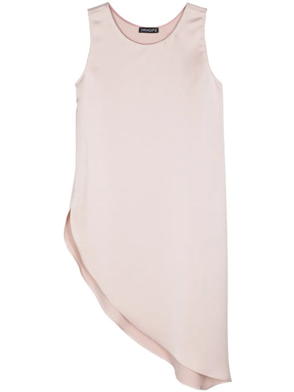 Asymmetric Satin Tunic