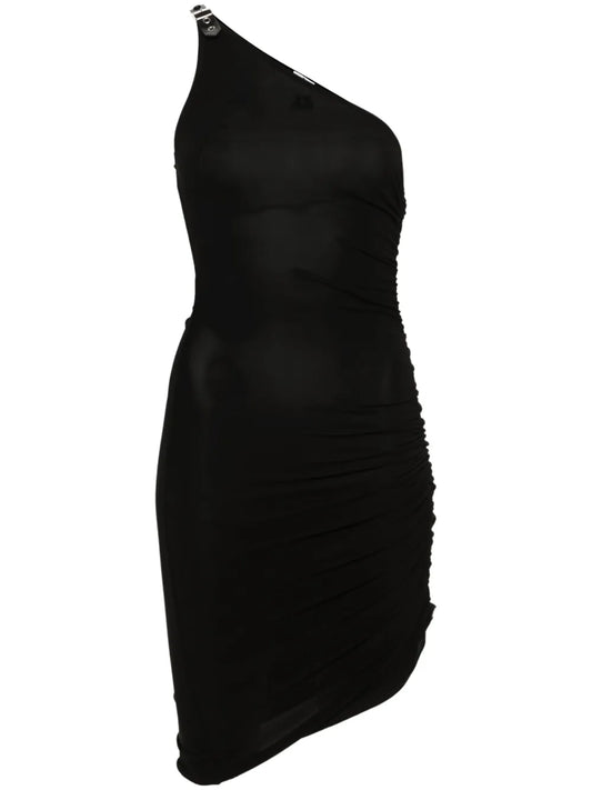 Asymmetric Gathered Dress