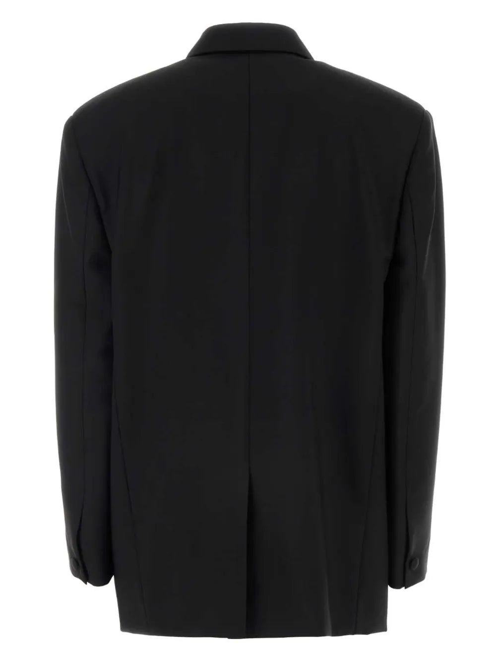 Double-Breasted Wool-Blend Blazer
