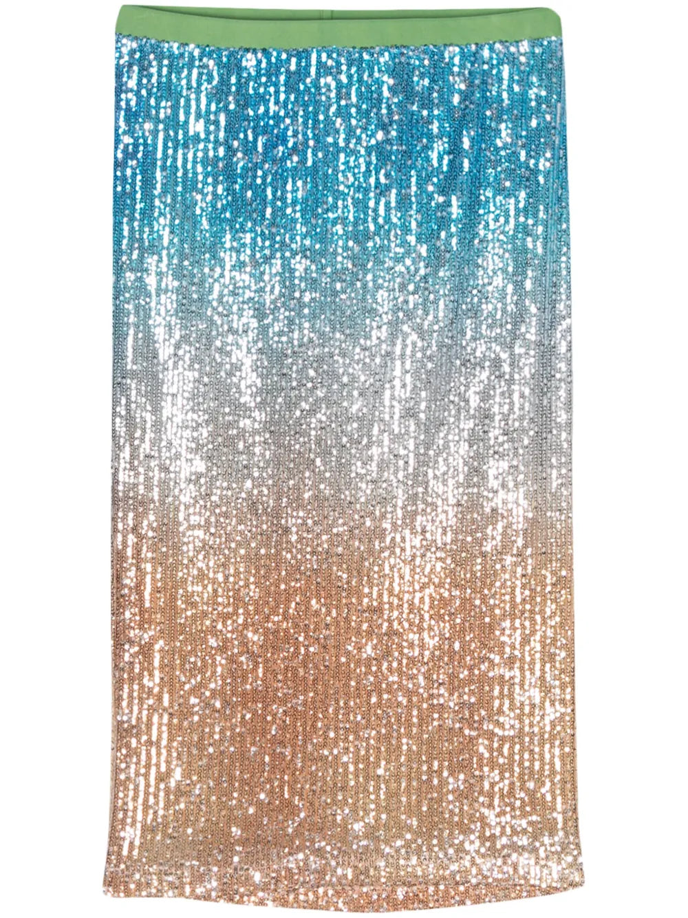 Sequin-Embellished Midi Skirt