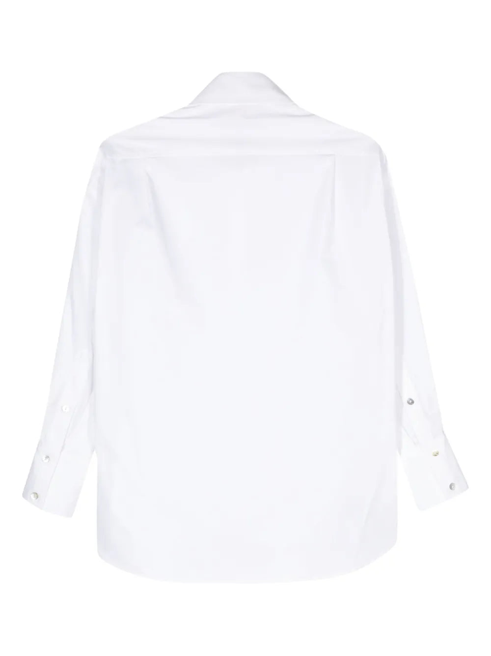 Spread-Collar Poplin Shirt