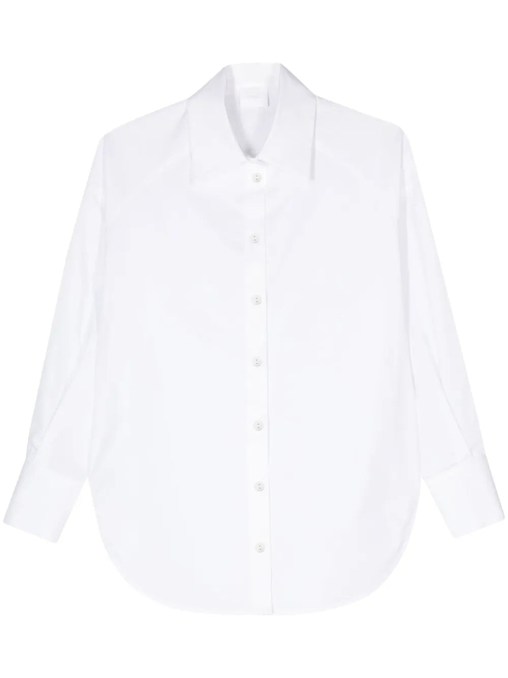 Spread-Collar Poplin Shirt