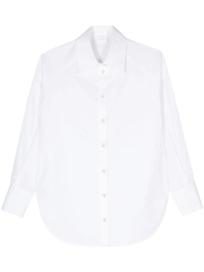Spread-Collar Poplin Shirt
