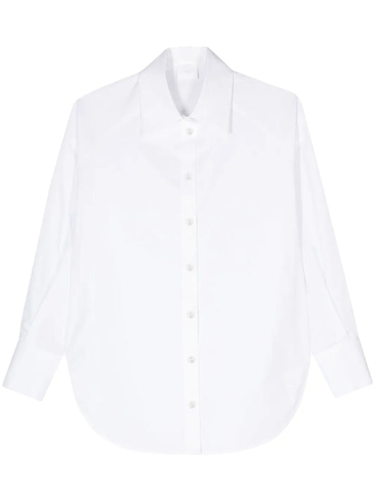 Spread-Collar Poplin Shirt