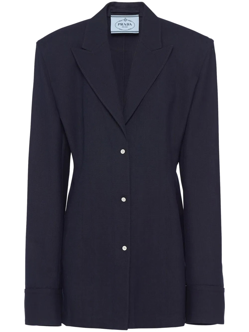 Single-Breasted Pinstripe Jacket