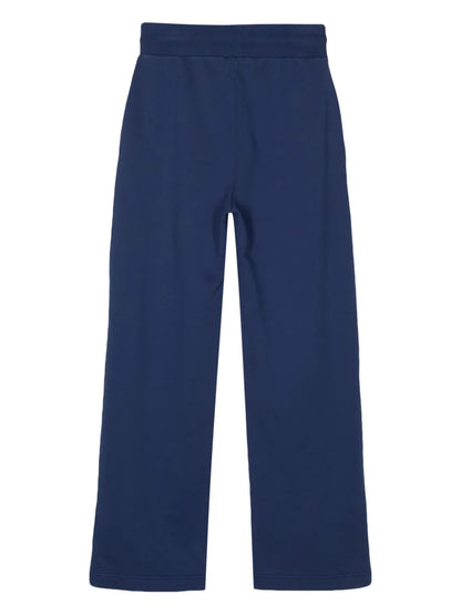 Straight-Leg Cotton Track Pants