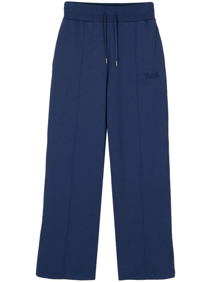 Straight-Leg Cotton Track Pants