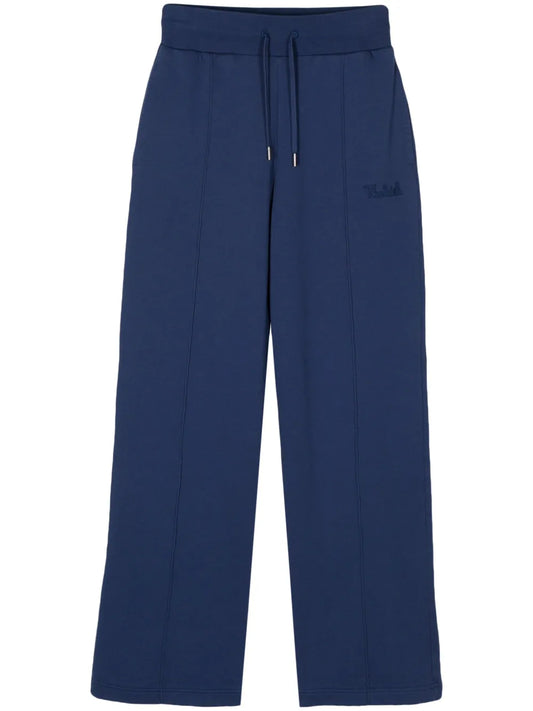 Straight-Leg Cotton Track Pants