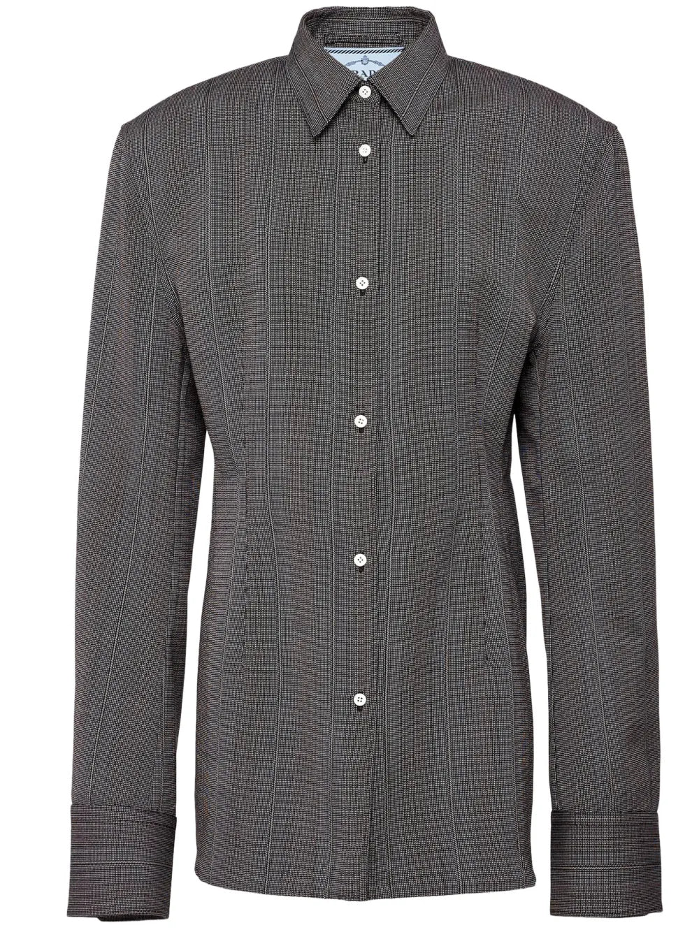 Single-Breasted Pinstripe Jacket