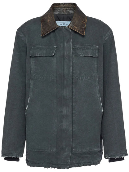 Distressed Canvas Jacket