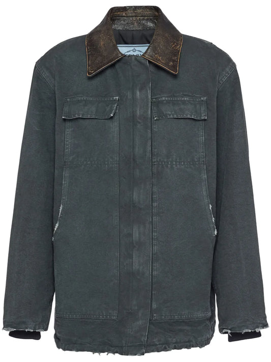Distressed Canvas Jacket