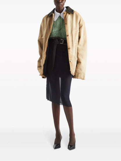 Distressed Canvas Jacket