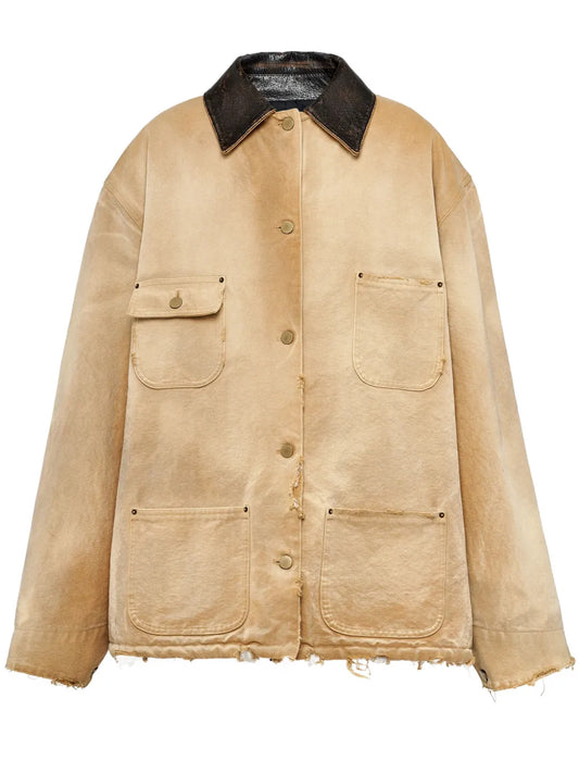 Distressed Canvas Jacket
