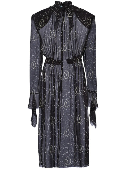 Printed Georgette Dress