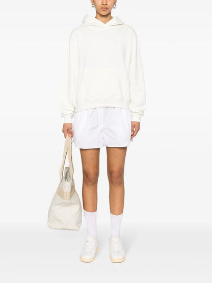 Logo-Embroidered Cotton Hoodie
