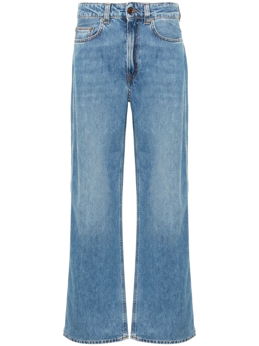 Winona Mid-Rise Wide-Leg Jeans