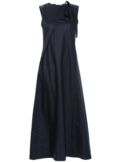 Tie-Fastening Maxi Dress