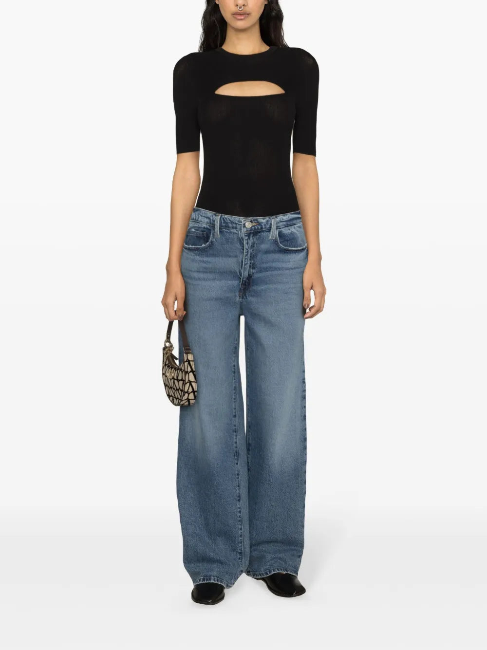 Cut-Out Ribbed Top