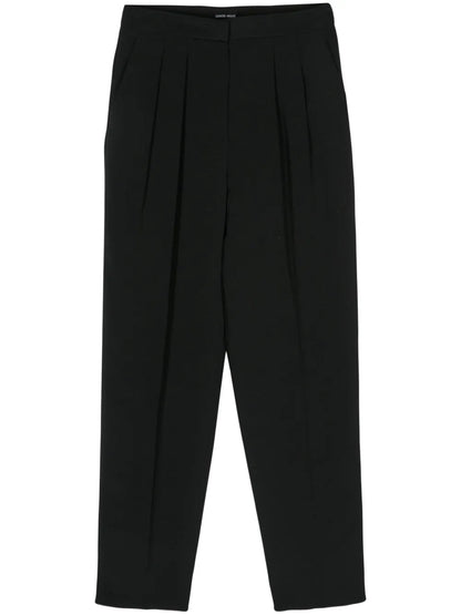 Dart-Detailing Tapered Trousers