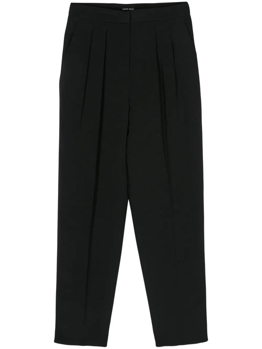 Dart-Detailing Tapered Trousers