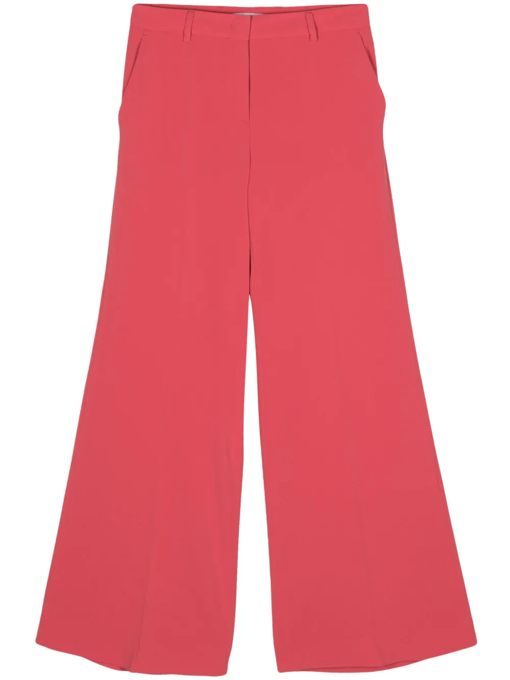 Pressed-Crease Palazzo Pants