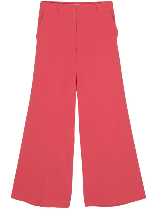 Pressed-Crease Palazzo Pants