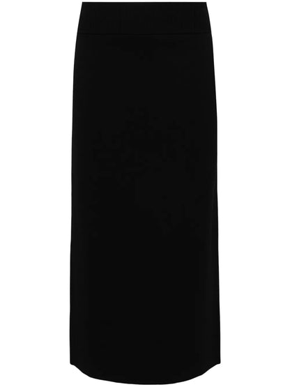 High-Waist Midi Skirt