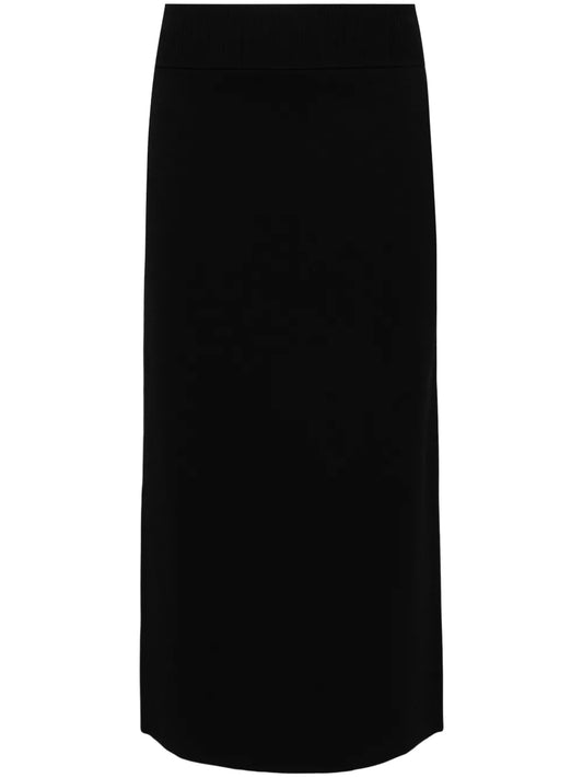 High-Waist Midi Skirt