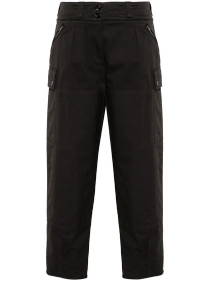 Tapered Cropped Trousers