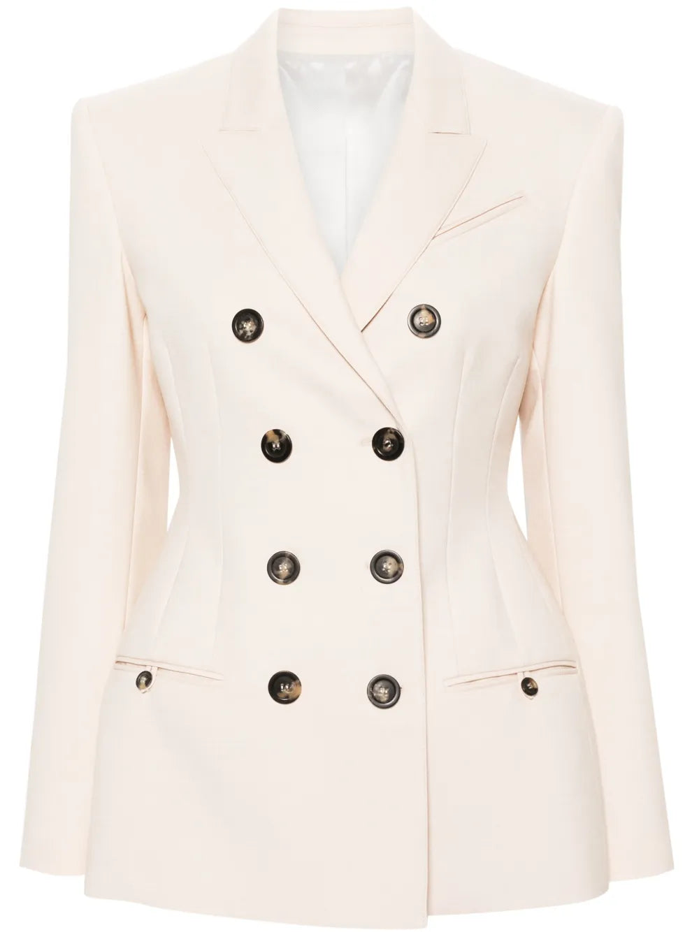 Double-Breasted Fitted Blazer