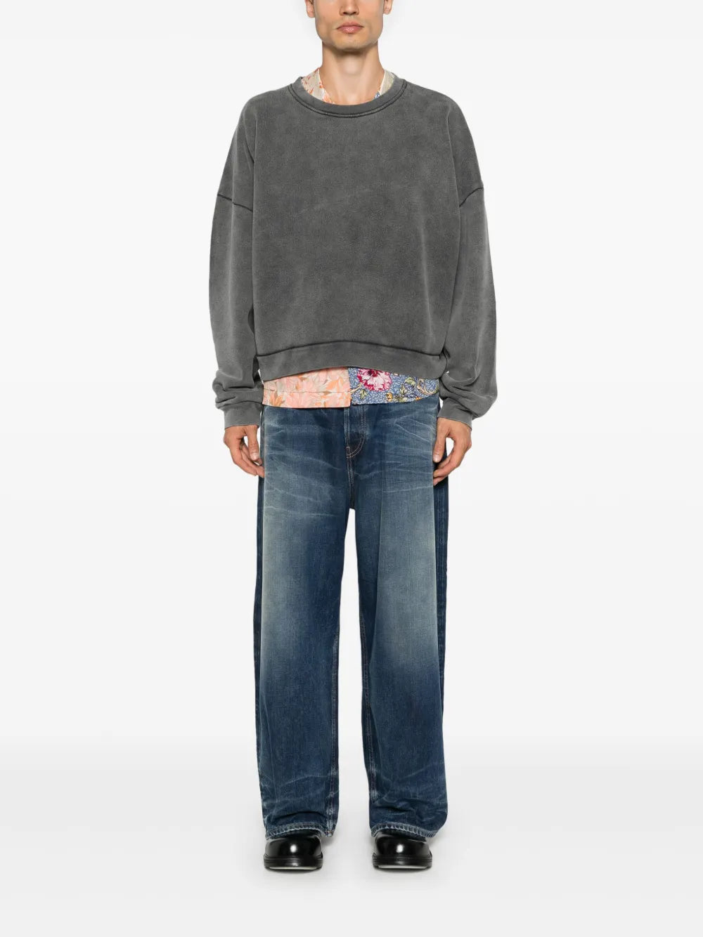 Logo-Tag Cotton Sweatshirt