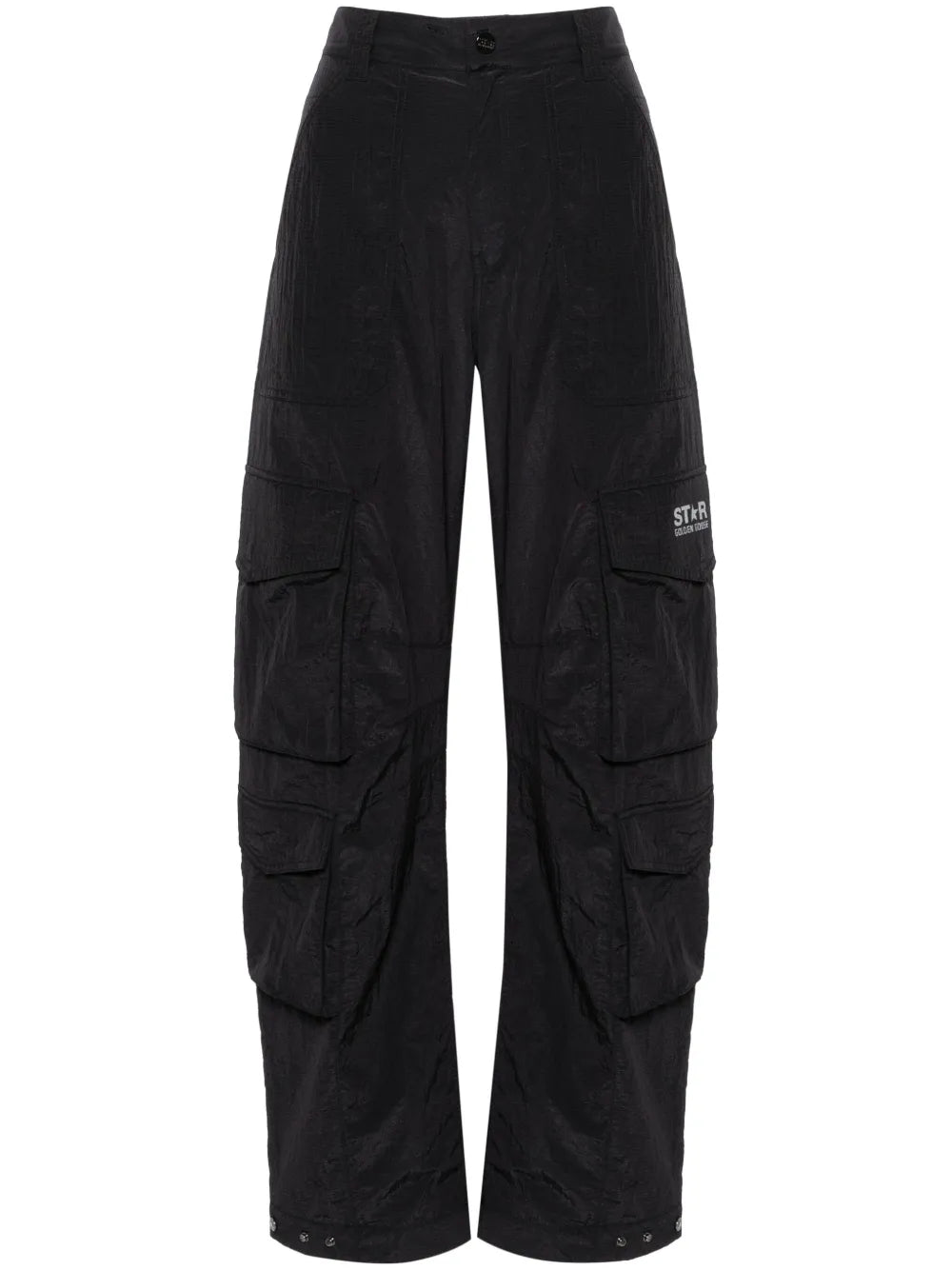Ripstop Mid-Rise Cargo Trousers