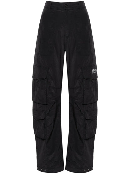 Ripstop Mid-Rise Cargo Trousers