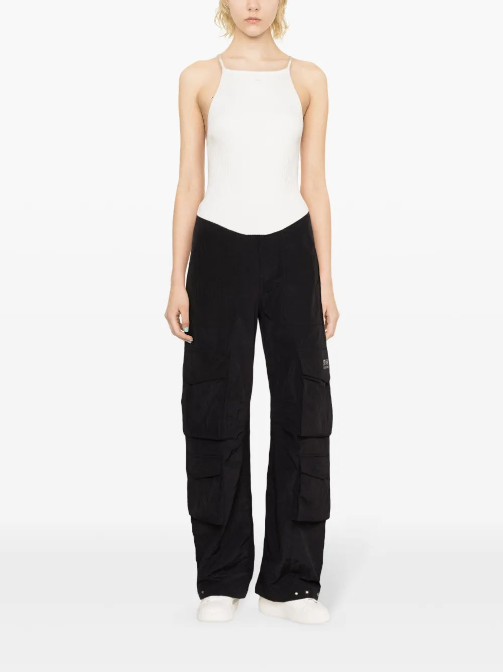 Ripstop Mid-Rise Cargo Trousers