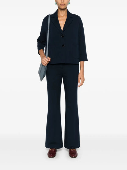 Jersey Flared Trousers