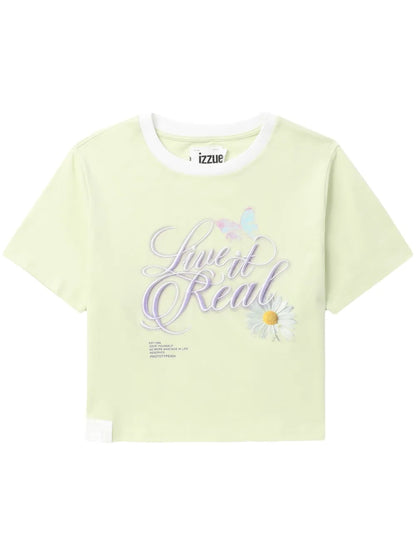 Quote-Print T-Shirt