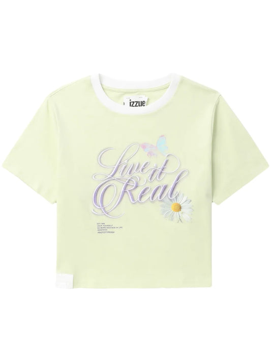 Quote-Print T-Shirt