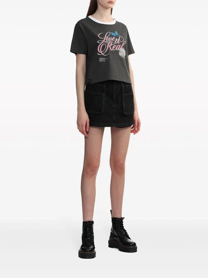 Quote-Print T-Shirt